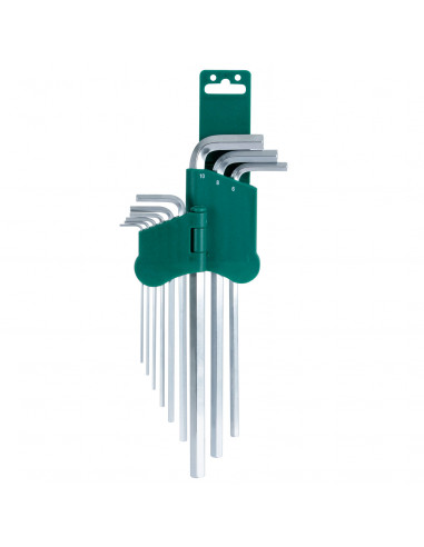 JUEGO de LLAVES HEXAGONALES PUNTA PLANA 9 pcs H03S