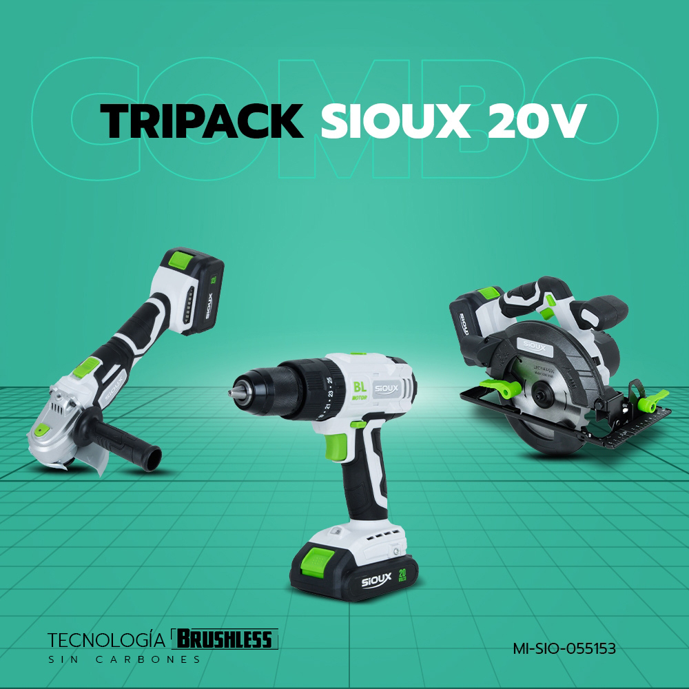COMBO TRIPACK SIOUX 20V